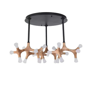Anthesis Contemporary Wood Chandelier
