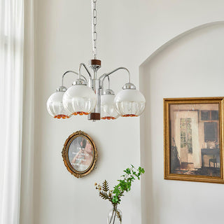 Flower Bud Floral Metal Chandelier