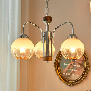 Flower Bud Floral Metal Chandelier