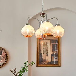 Flower Bud Floral Metal Chandelier