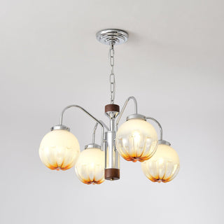 Flower Bud Floral Metal Chandelier