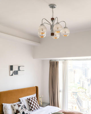 Flower Bud Floral Metal Chandelier