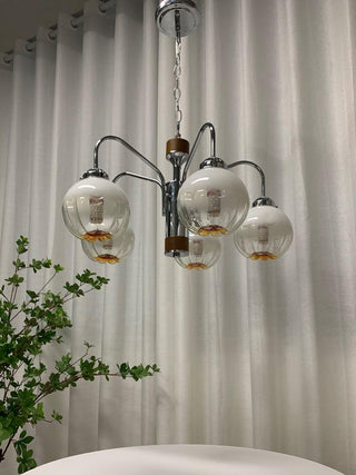Flower Bud Floral Metal Chandelier