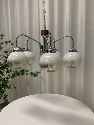 Flower Bud Floral Metal Chandelier