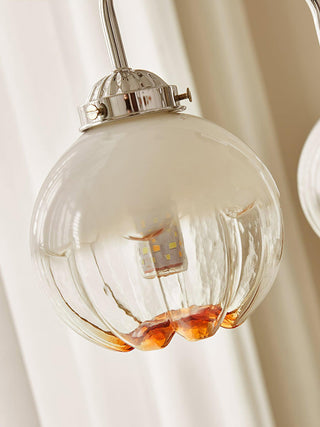 Flower Bud Floral Metal Chandelier