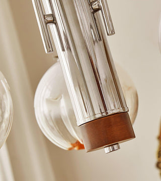 Flower Bud Floral Metal Chandelier
