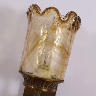 Virel Vintage Glass Wall Sconce