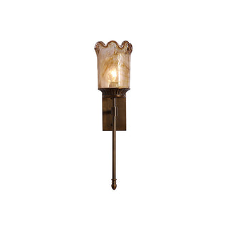 Virel Vintage Glass Wall Sconce