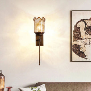 Virel Vintage Glass Wall Sconce