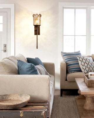 Virel Vintage Glass Wall Sconce