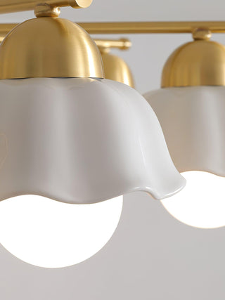 Elara Foral Metal Chandelier