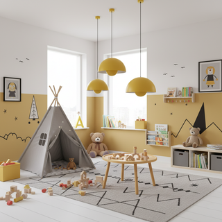 Flowerpot Modern Aluminum Pendant Light