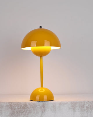 Jasper Retro Metal Mushroom Table Lamp