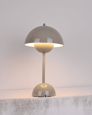Jasper Retro Metal Mushroom Table Lamp