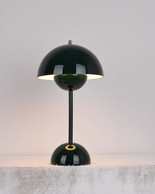 Jasper Retro Metal Mushroom Table Lamp