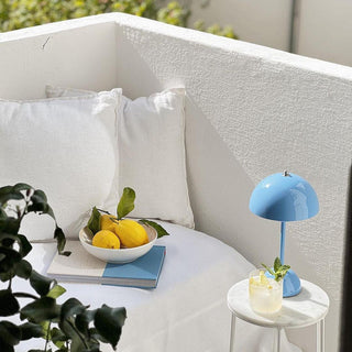 Jasper Retro Metal Mushroom Table Lamp
