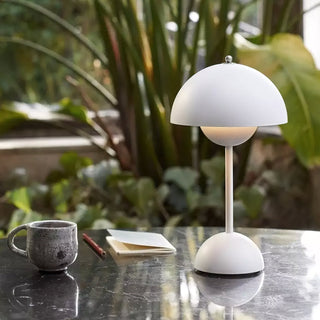 Jasper Retro Metal Mushroom Table Lamp