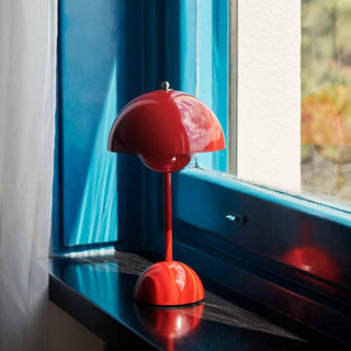 Jasper Retro Metal Mushroom Table Lamp