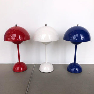 Jasper Retro Metal Mushroom Table Lamp