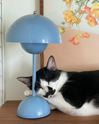 Jasper Retro Metal Mushroom Table Lamp