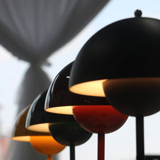 Jasper Retro Metal Mushroom Table Lamp