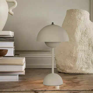 Jasper Retro Metal Mushroom Table Lamp