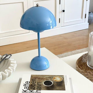 Jasper Retro Metal Mushroom Table Lamp