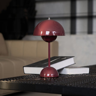 Jasper Retro Metal Mushroom Table Lamp