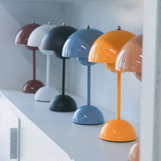 Jasper Retro Metal Mushroom Table Lamp