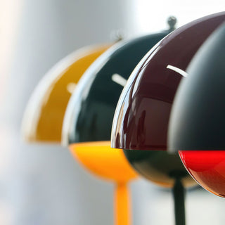 Jasper Retro Metal Mushroom Table Lamp