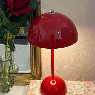 Jasper Retro Metal Mushroom Table Lamp