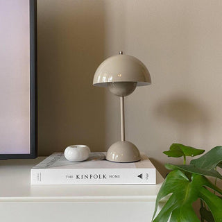 Jasper Retro Metal Mushroom Table Lamp