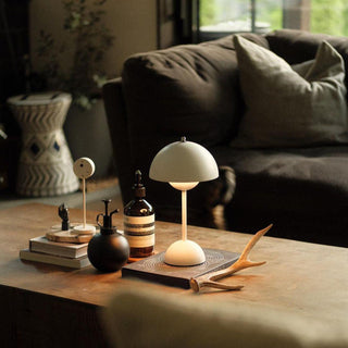 Jasper Retro Metal Mushroom Table Lamp