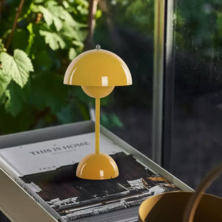 Jasper Retro Metal Mushroom Table Lamp