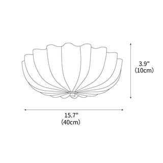Flowers Curse Minimalist Glass Ceiling Light