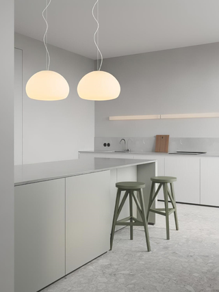 Lila Organic Ceramic Pendant Light