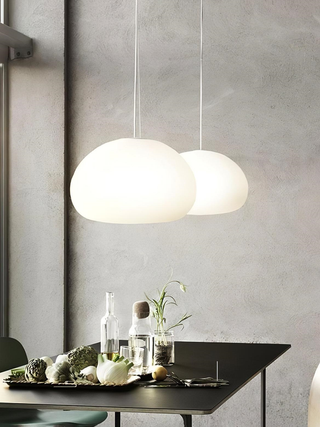 Lila Organic Ceramic Pendant Light