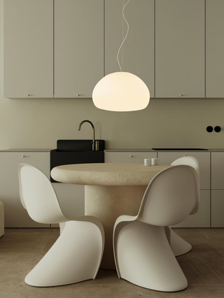 Lila Organic Ceramic Pendant Light