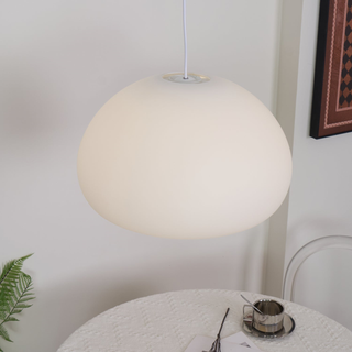 Lila Organic Ceramic Pendant Light