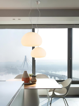 Lila Organic Ceramic Pendant Light
