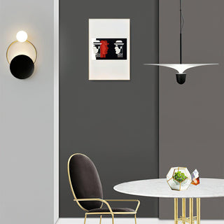 Flying Saucer Minimalist Iron Pendant Light