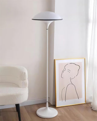 Foggy Saucer Minimalist Acrylic Floor Light