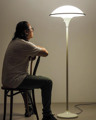 Foggy Saucer Minimalist Acrylic Floor Light