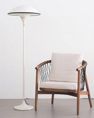 Foggy Saucer Minimalist Acrylic Floor Light