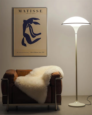 Foggy Saucer Minimalist Acrylic Floor Light