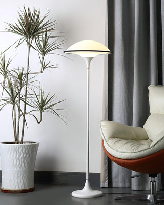 Foggy Saucer Minimalist Acrylic Floor Light