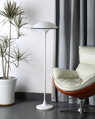 Foggy Saucer Minimalist Acrylic Floor Light