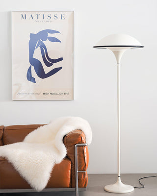 Foggy Saucer Minimalist Acrylic Floor Light