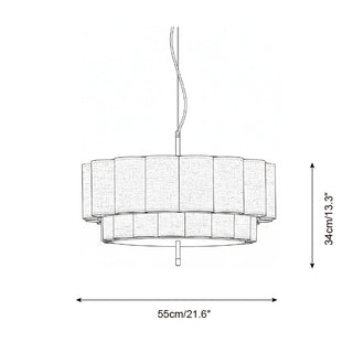 Quori Modern Fabric Pendant Lamp