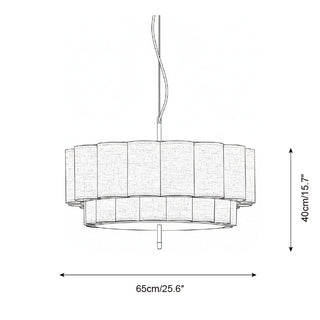 Quori Modern Fabric Pendant Lamp